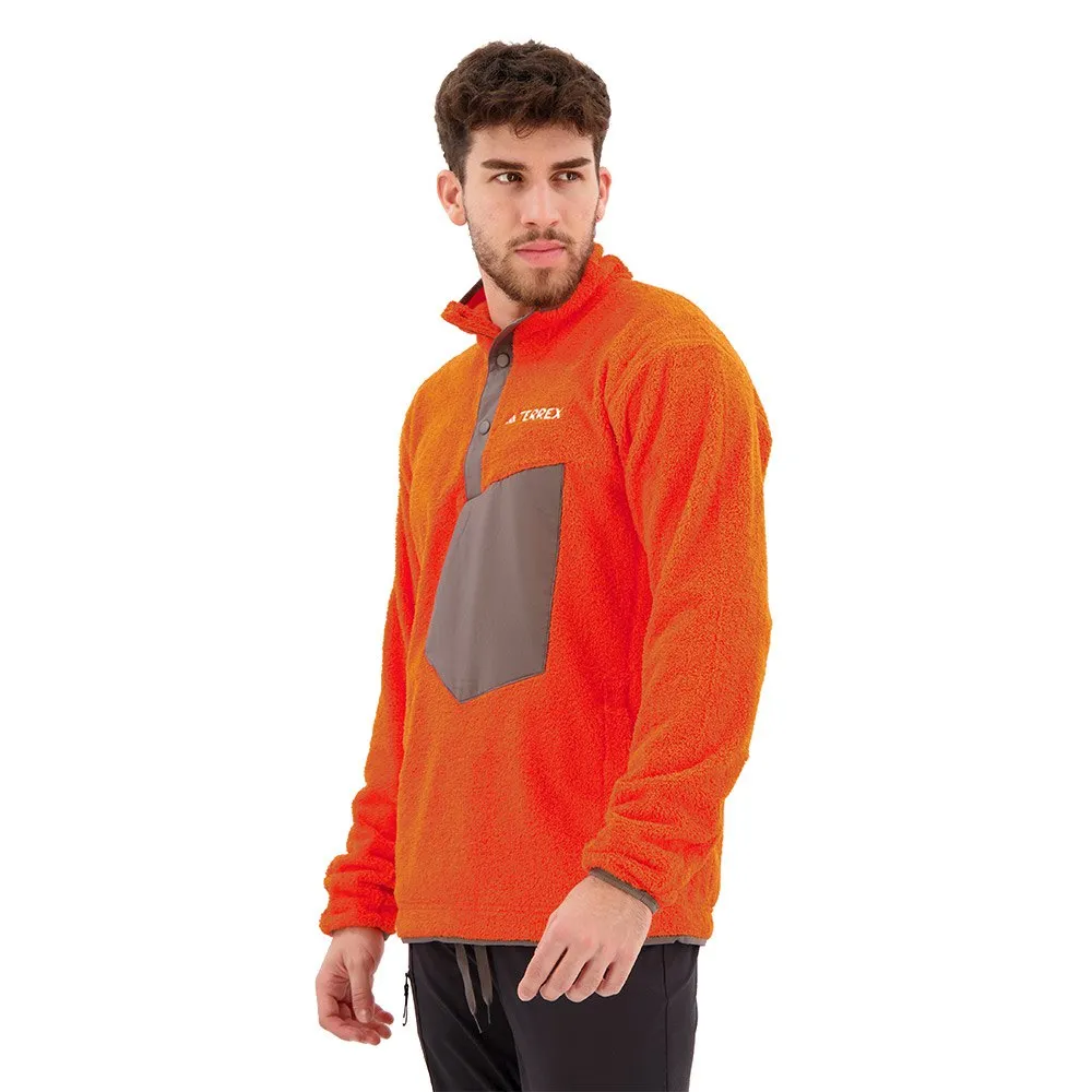 adidas Xpl Pile Snap Fleece Mit Durchgehendem Reißverschluss