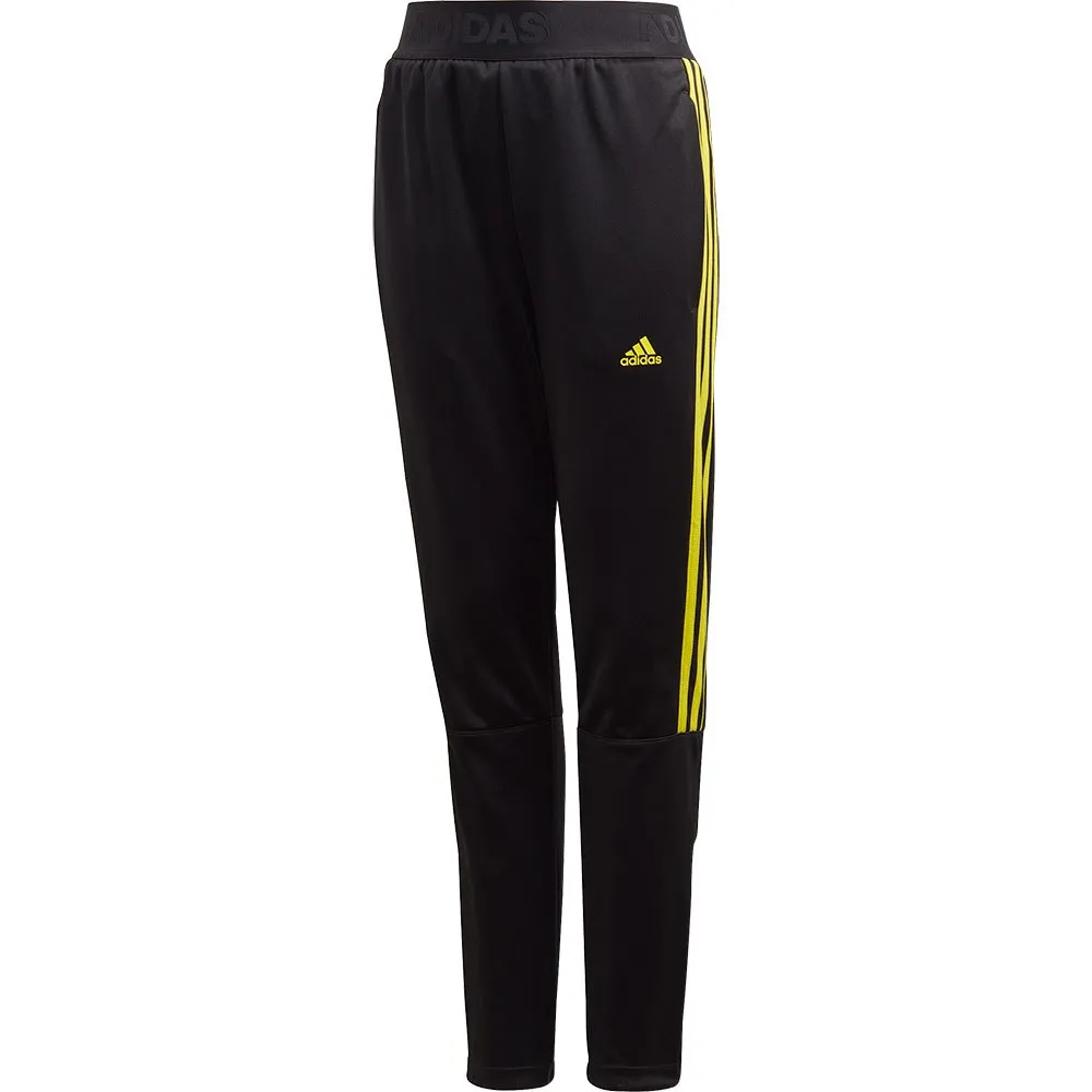 adidas Yb Tiro 3 Stripes Hosen, Black / bright yellow, 7-8Y