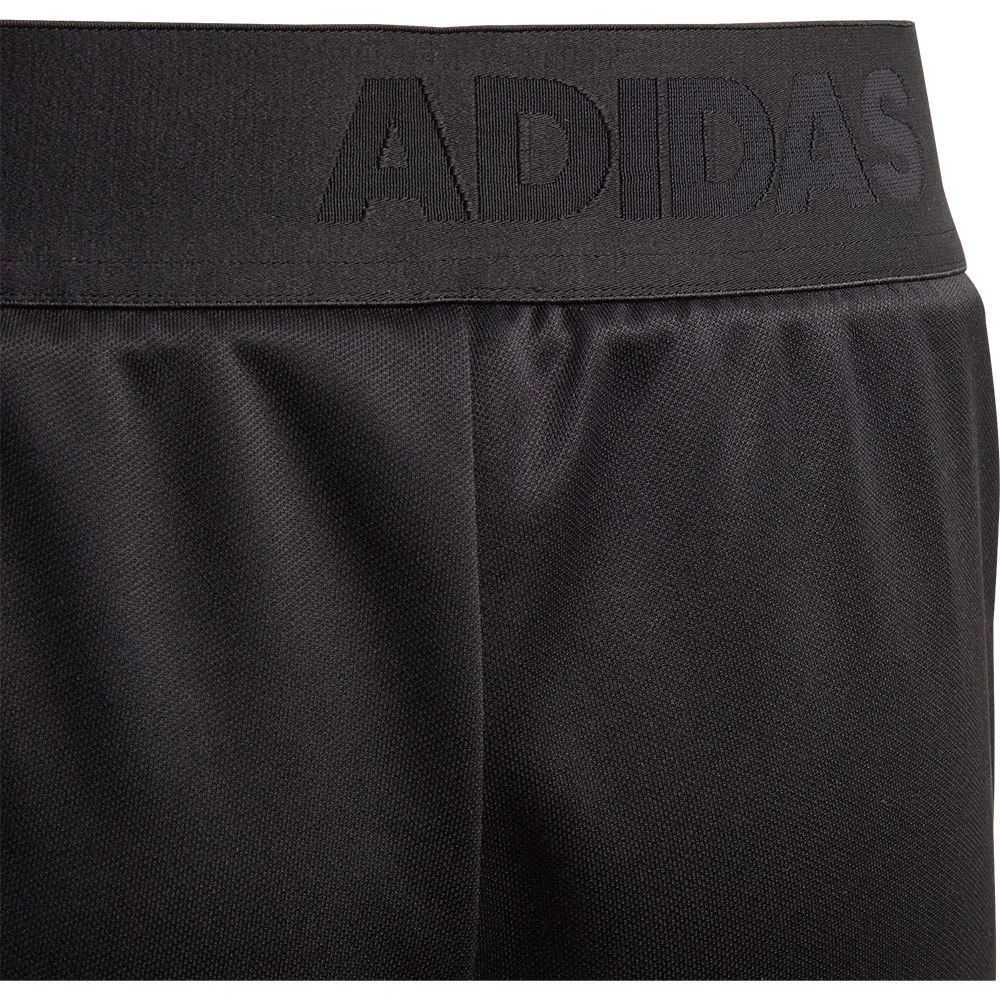 adidas Yb Tiro 3 Stripes Hosen, Black / bright yellow, 7-8Y