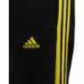 adidas Yb Tiro 3 Stripes Hosen, Black / bright yellow, 7-8Y