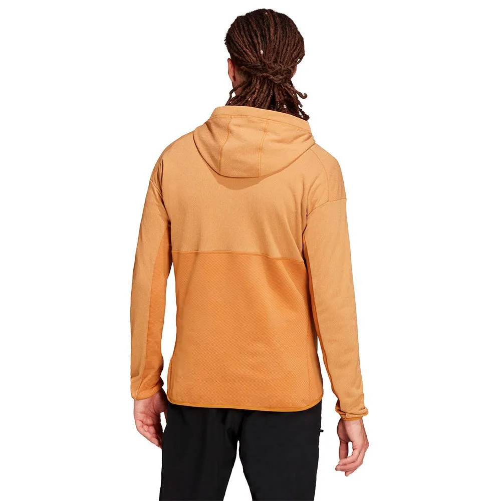 adidas Zupahike Fleece Mit Durchgehendem Reißverschluss, Mesa adidas Zupahike Fleece Mit Durchgehendem Reißverschluss, Mesa