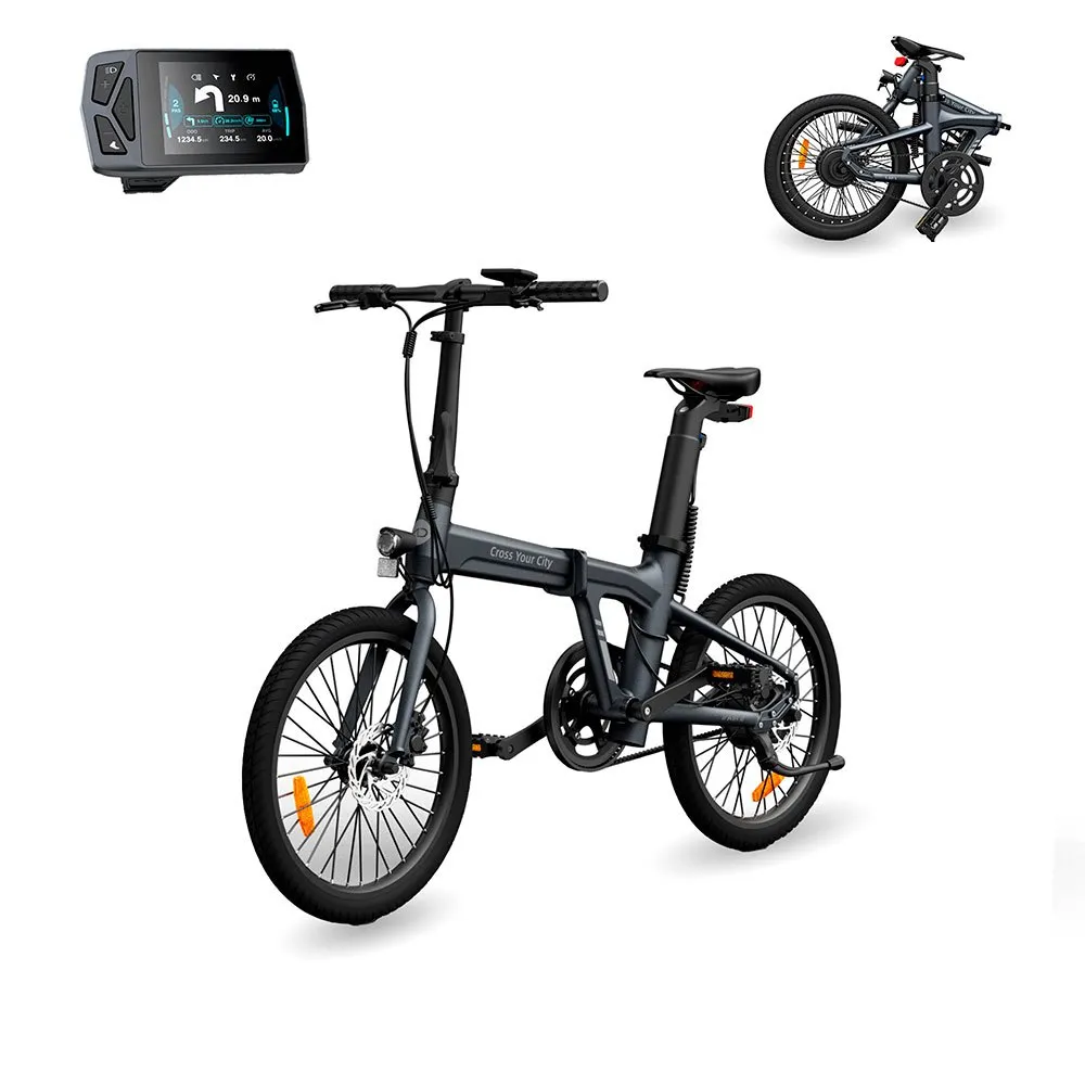 ADO A20 Air Faltbares Elektrofahrrad, Grey, One Size ADO A20 Air Faltbares Elektrofahrrad, Grey, One Size