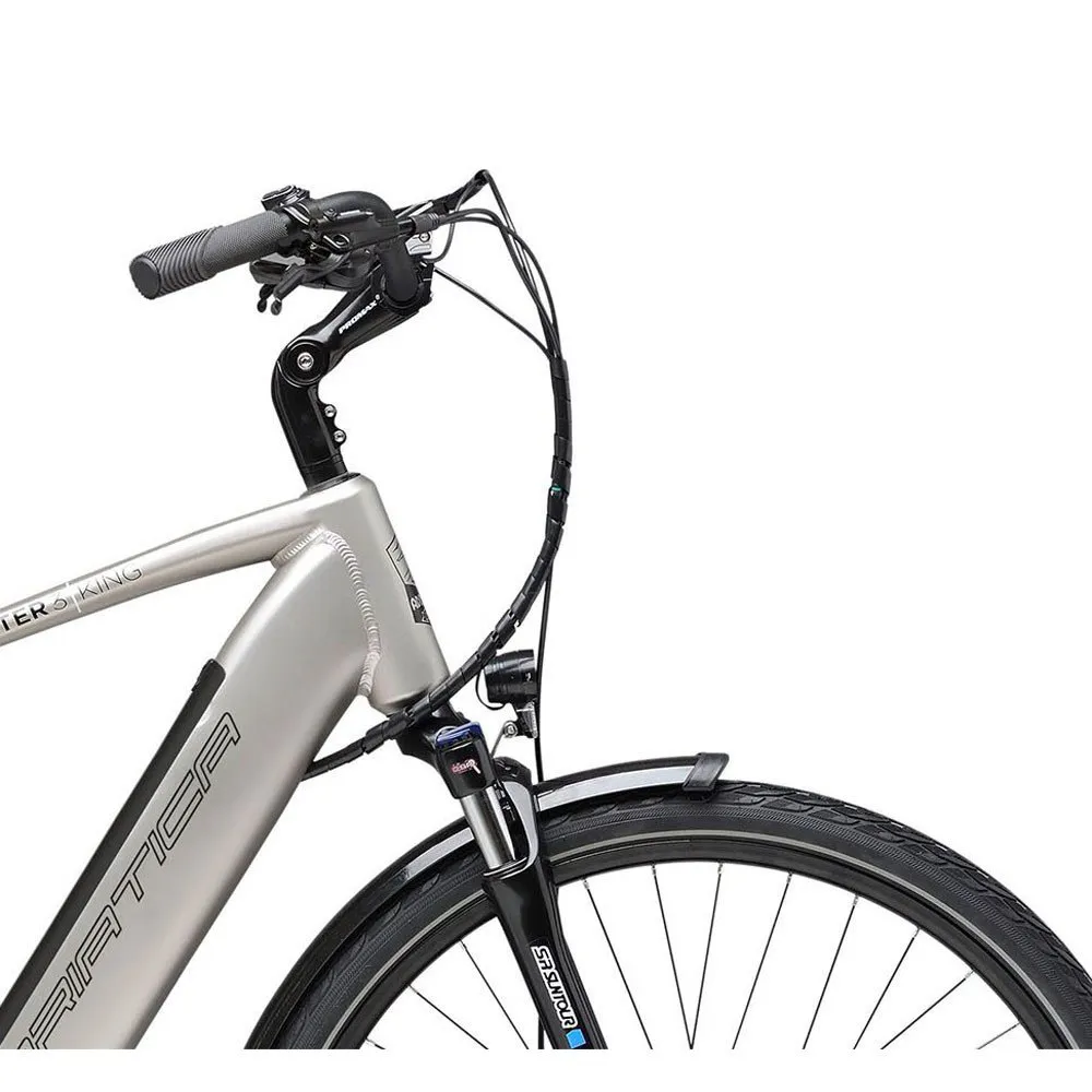 Adriatica 3 King 700 Acera Elektrofahrrad, Silver, One Size, 522Wh Adriatica 3 King 700 Acera Elektrofahrrad, Silver, One Size, 522Wh