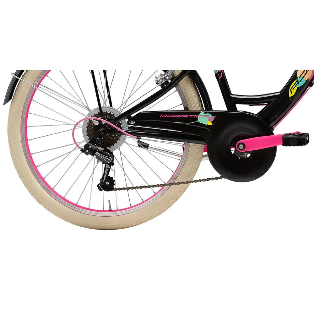 Adriatica Ctb 24´´ 6s Fahrrad, Black / pink, One Size Adriatica Ctb 24´´ 6s Fahrrad, Black / pink, One Size