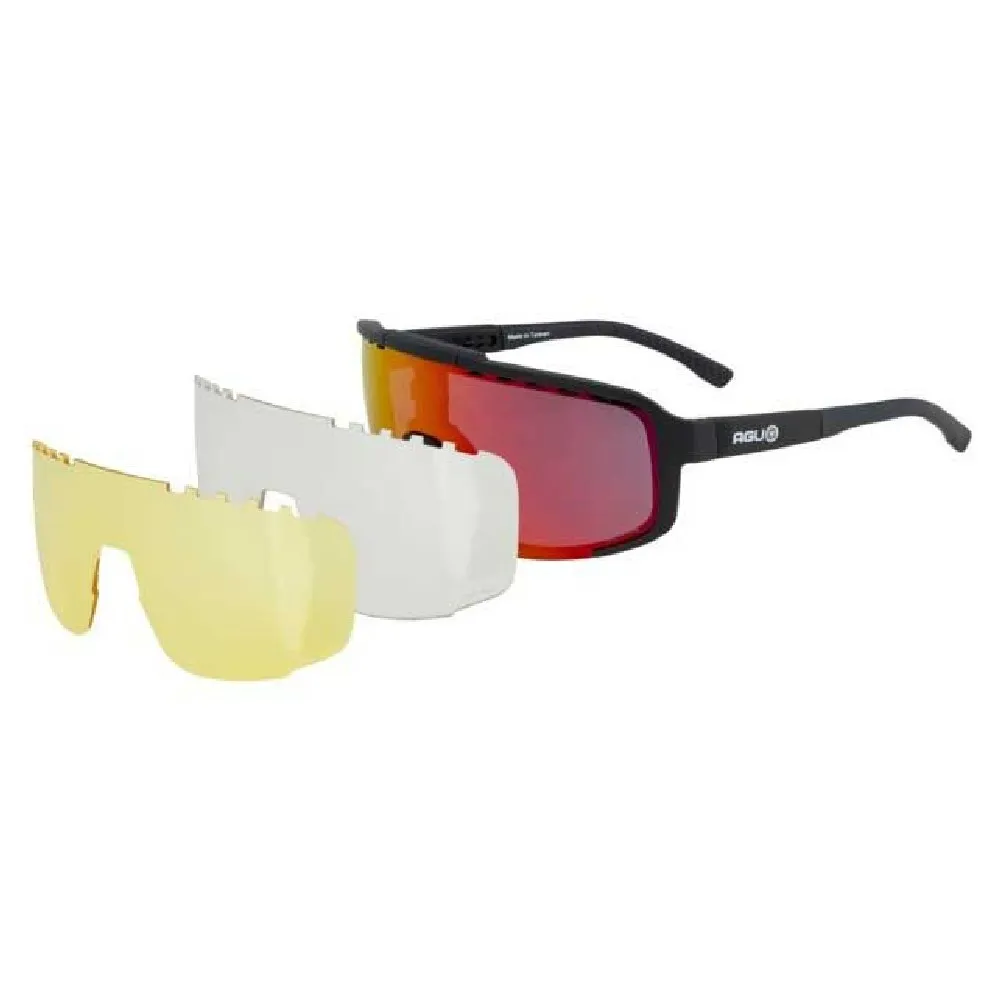 AGU Bold 2.0 Sonnenbrille, Black, Red Lens/CAT3 AGU Bold 2.0 Sonnenbrille, Black, Red Lens/CAT3