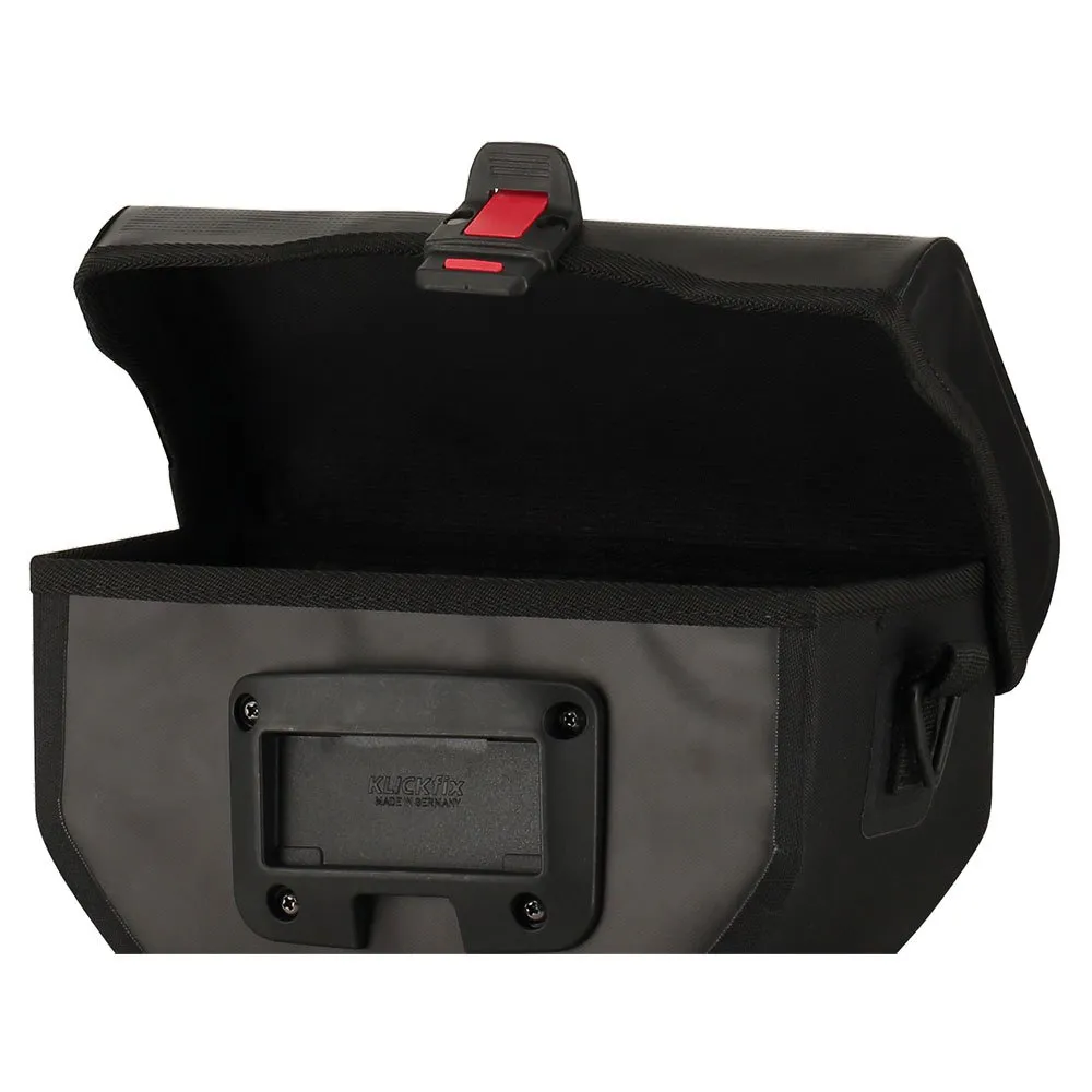 AGU Clean Shelter Flective Mist Klickfix Lenkertasche 5l, Black, One Size AGU Clean Shelter Flective Mist Klickfix Lenkertasche 5l, Black, One Size