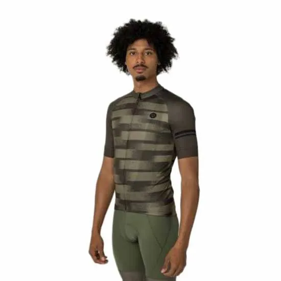 AGU Grainy Stripe Essential Kurzarm-radtrikot AGU Grainy Stripe Essential Kurzarm-radtrikot