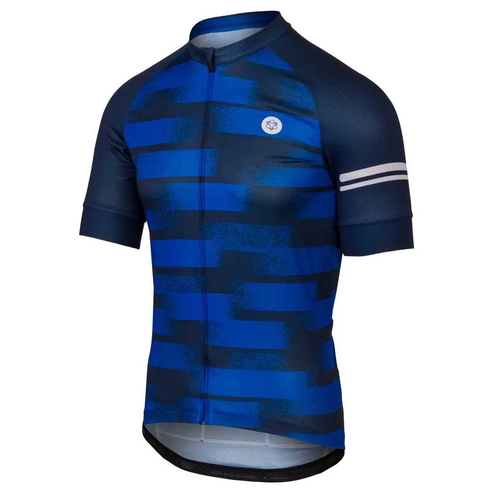 AGU Grainy Stripe Essential Kurzarm-radtrikot AGU Grainy Stripe Essential Kurzarm-radtrikot
