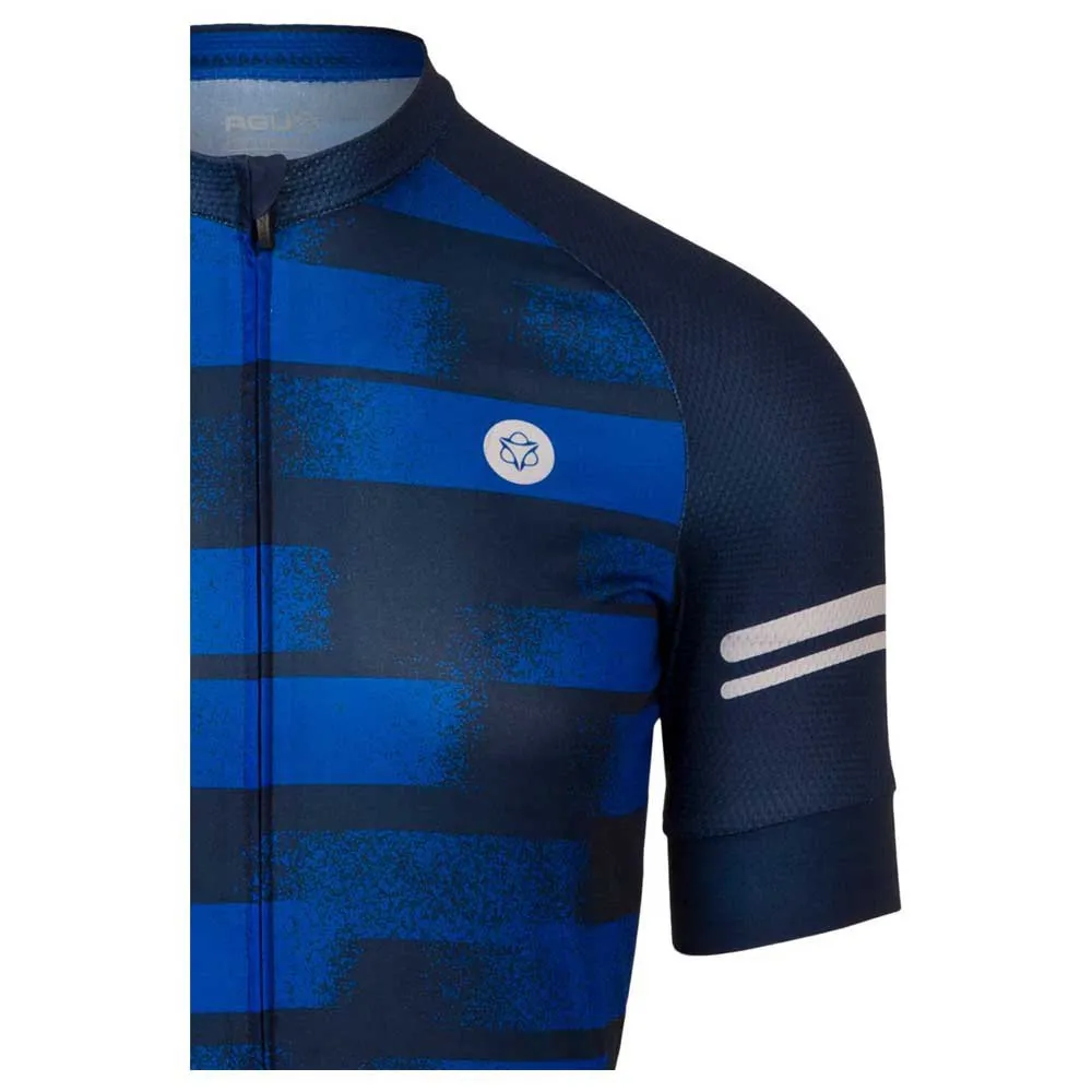 AGU Grainy Stripe Essential Kurzarm-radtrikot AGU Grainy Stripe Essential Kurzarm-radtrikot
