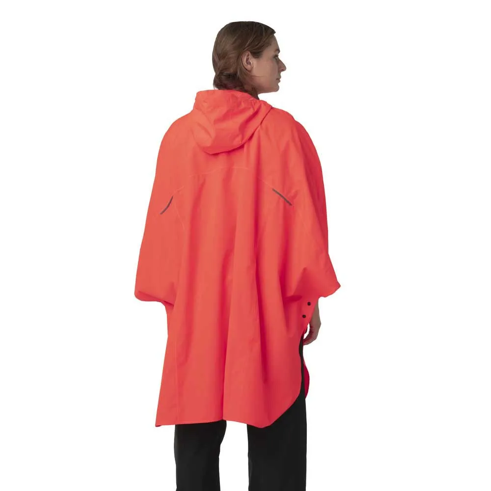 AGU Grant Essential Wasserdichter Poncho, Neon red AGU Grant Essential Wasserdichter Poncho, Neon red