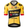 AGU Jumbo-visma Premium Replica 2023 Kurzarm-radtrikot, Black / yellow