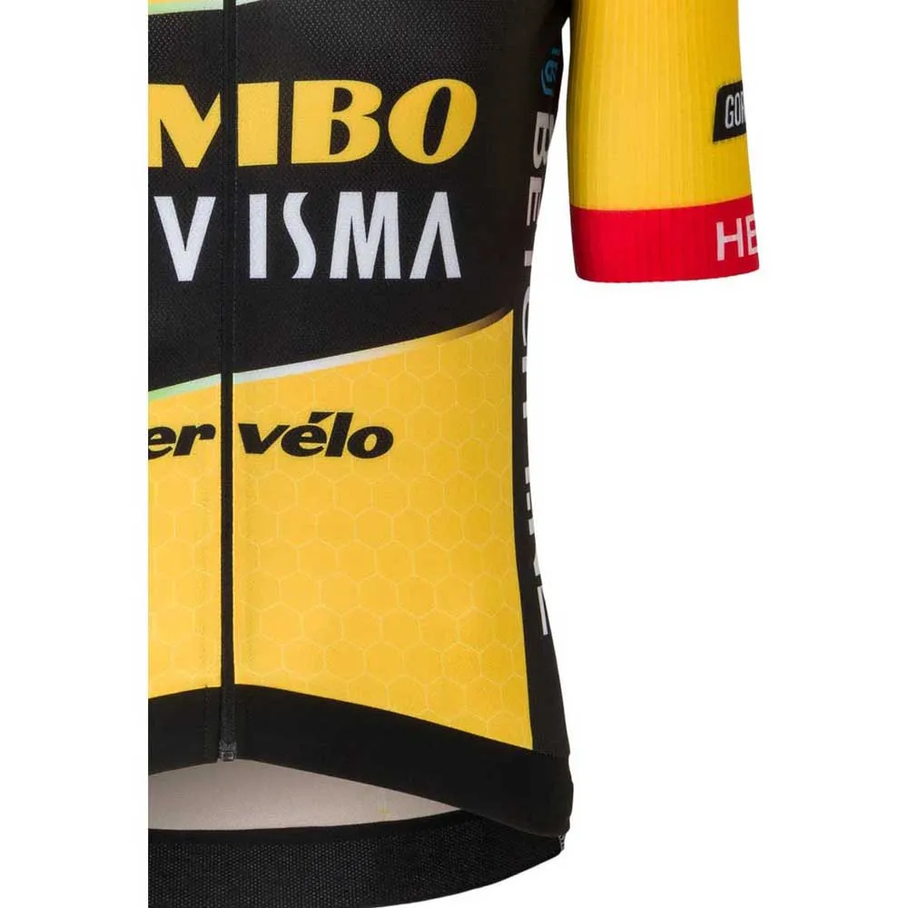 AGU Jumbo-visma Premium Replica 2023 Kurzarm-radtrikot, Black / yellow AGU Jumbo-visma Premium Replica 2023 Kurzarm-radtrikot, Black / yellow