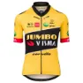 AGU Jumbo-visma Replica 2022 Kurzarm-radtrikot, Black / yellow