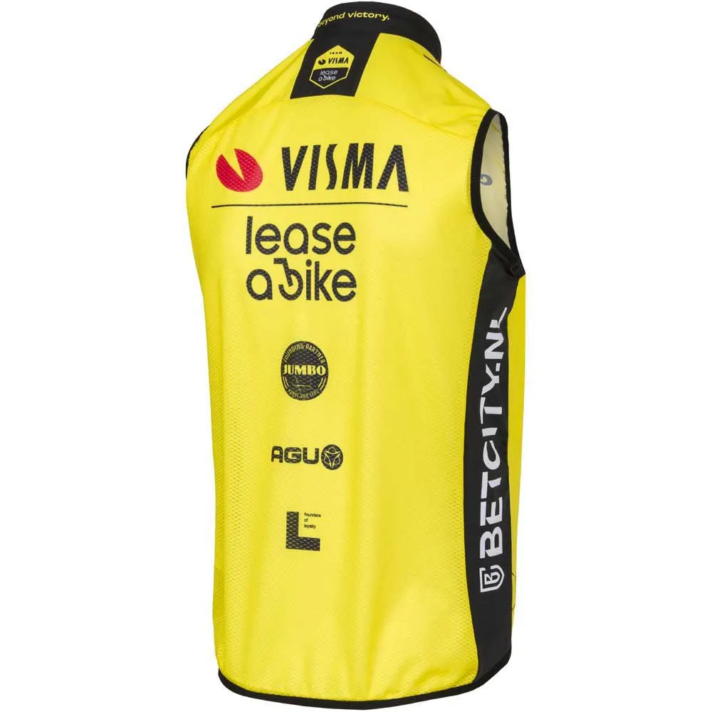 AGU Replica Visma | Lease A Bike 2024 Weste, Black / yellow AGU Replica Visma | Lease A Bike 2024 Weste, Black / yellow
