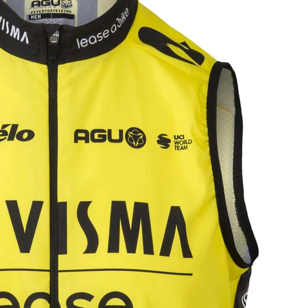 AGU Replica Visma | Lease A Bike 2024 Weste, Black / yellow AGU Replica Visma | Lease A Bike 2024 Weste, Black / yellow