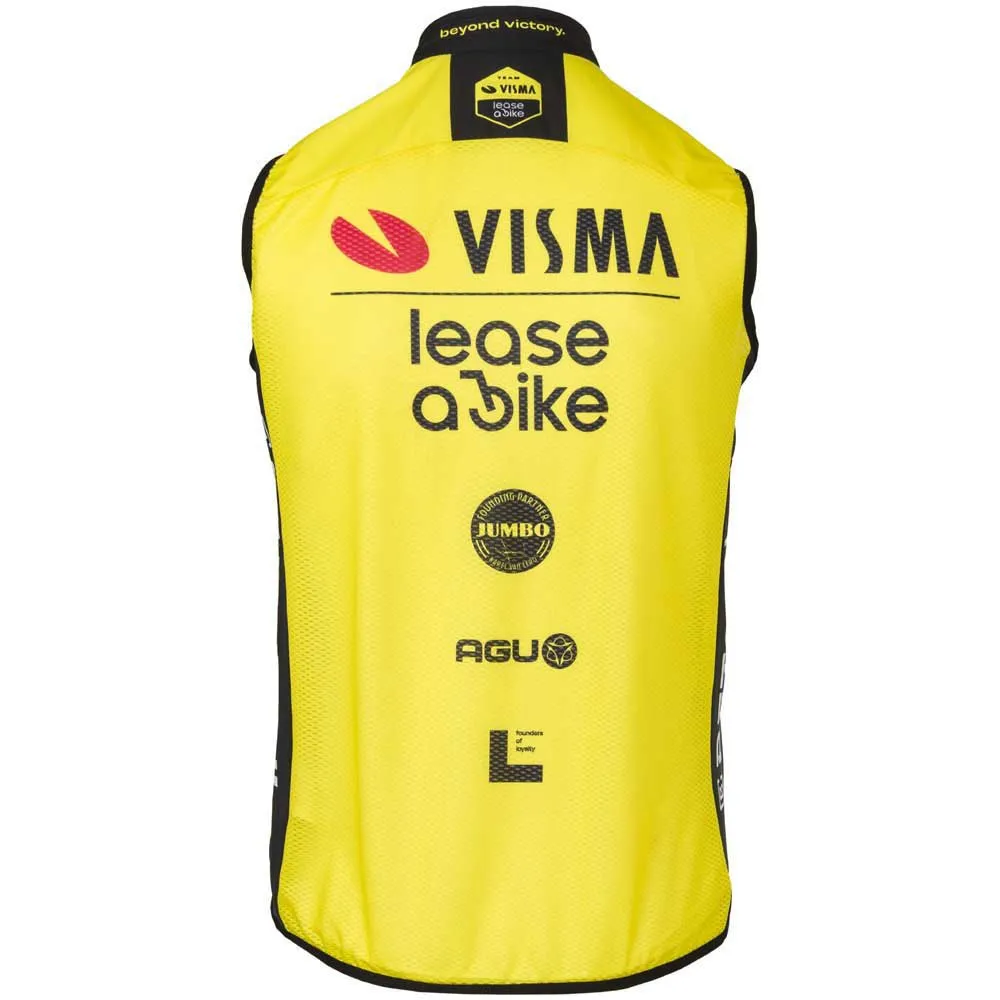 AGU Replica Visma | Lease A Bike 2024 Weste, Black / yellow AGU Replica Visma | Lease A Bike 2024 Weste, Black / yellow