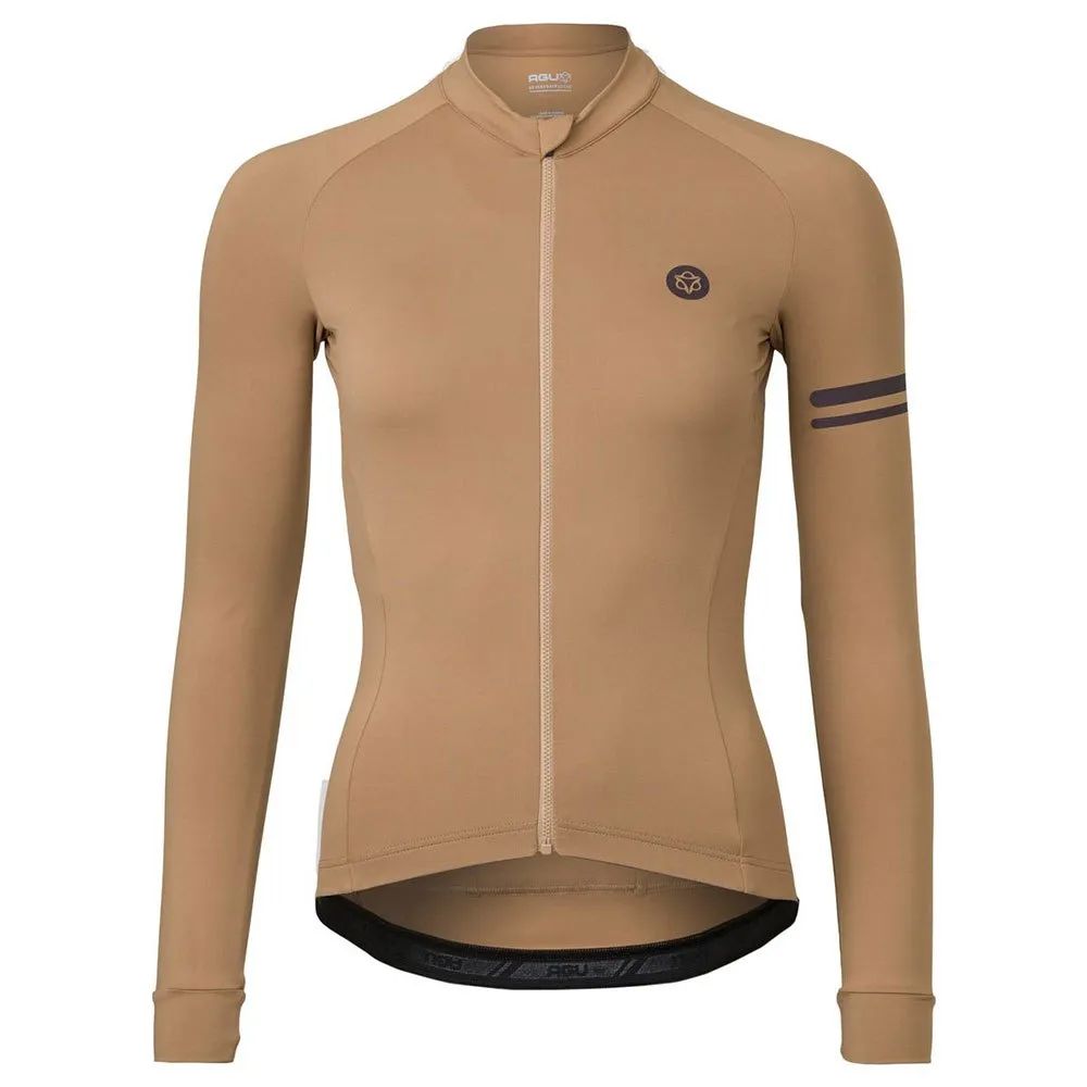 AGU Solid Dms Langarm-trikot, Leather, XS AGU Solid Dms Langarm-trikot, Leather, XS