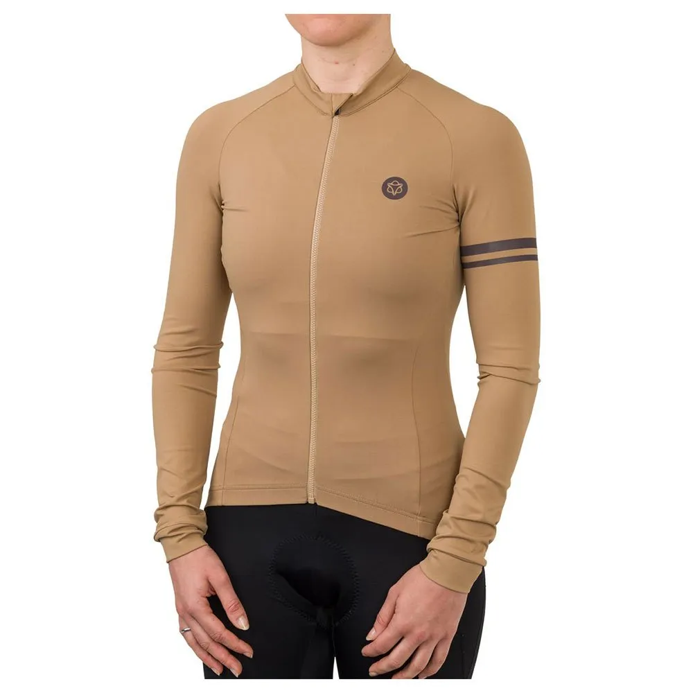 AGU Solid Dms Langarm-trikot, Leather, XS AGU Solid Dms Langarm-trikot, Leather, XS
