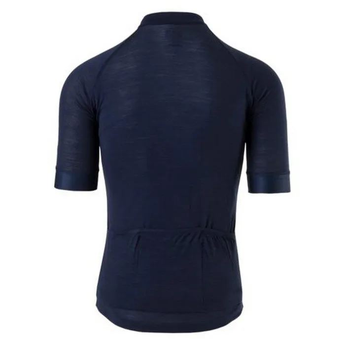 AGU Solid Merino Six6 Kurzarm-radtrikot, Deep blue, XL AGU Solid Merino Six6 Kurzarm-radtrikot, Deep blue, XL