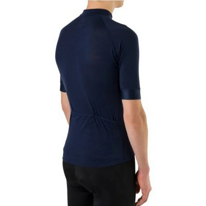 AGU Solid Merino Six6 Kurzarm-radtrikot, Deep blue, XL AGU Solid Merino Six6 Kurzarm-radtrikot, Deep blue, XL