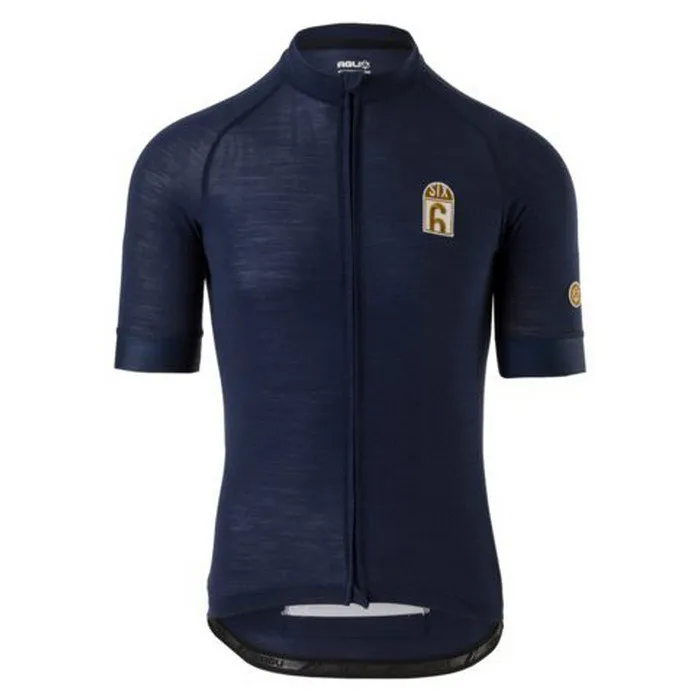 AGU Solid Merino Six6 Kurzarm-radtrikot, Deep blue, XL AGU Solid Merino Six6 Kurzarm-radtrikot, Deep blue, XL