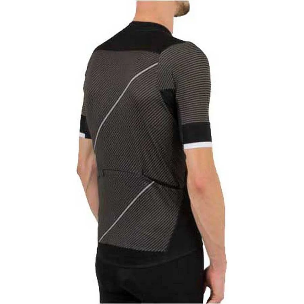 AGU Stripe Kurzarm-radtrikot, Black / grey AGU Stripe Kurzarm-radtrikot, Black / grey