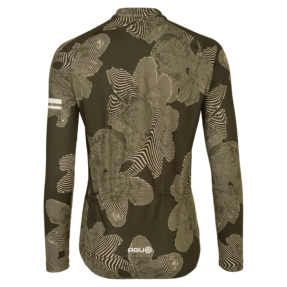 AGU Striped Flower Essential Langarm-trikot