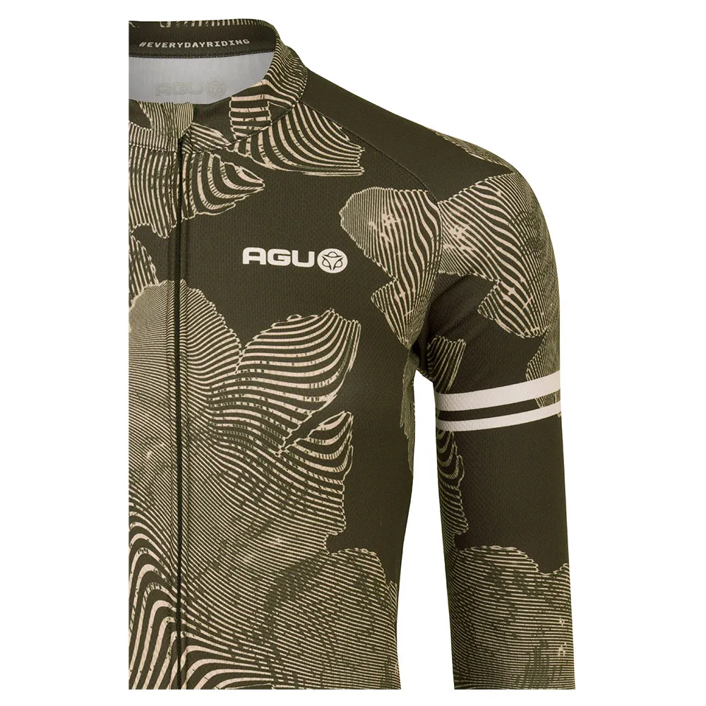 AGU Striped Flower Essential Langarm-trikot