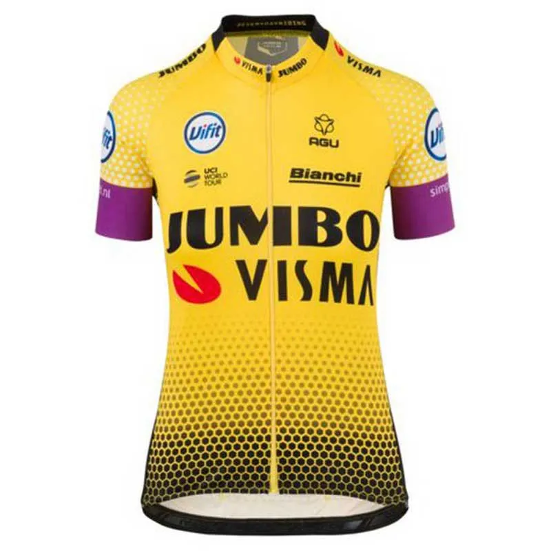 AGU Team Jumbo-visma 2019 Replica Kurzarm-radtrikot, Yellow AGU Team Jumbo-visma 2019 Replica Kurzarm-radtrikot, Yellow