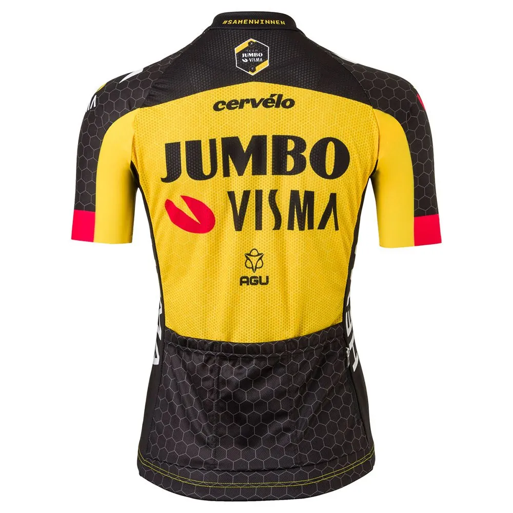 AGU Team Jumbo-visma 2021 Replica Kurzarm-radtrikot, Yellow AGU Team Jumbo-visma 2021 Replica Kurzarm-radtrikot, Yellow