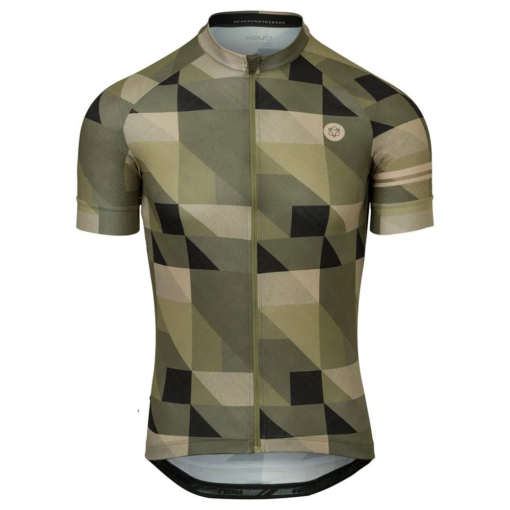 AGU Triangle Stripe Essential Kurzarm-radtrikot, Strategy AGU Triangle Stripe Essential Kurzarm-radtrikot, Strategy