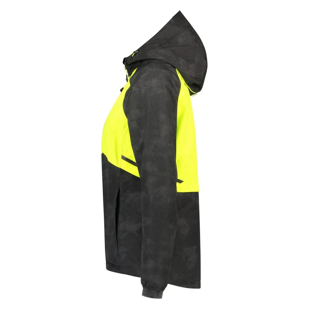 AGU Winter Rain Commuter Jacke, Hi-vis black / neon yellow 1