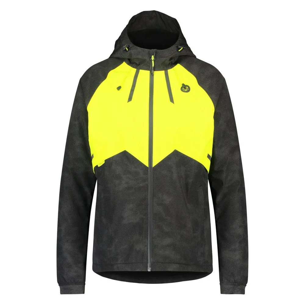 AGU Winter Rain Commuter Jacke, Hi-vis black / neon yellow 1