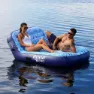 Aguapro Ultra Gepolsterte 2-personen-komfort-lounge, Blue / white, 127 x 163cm
