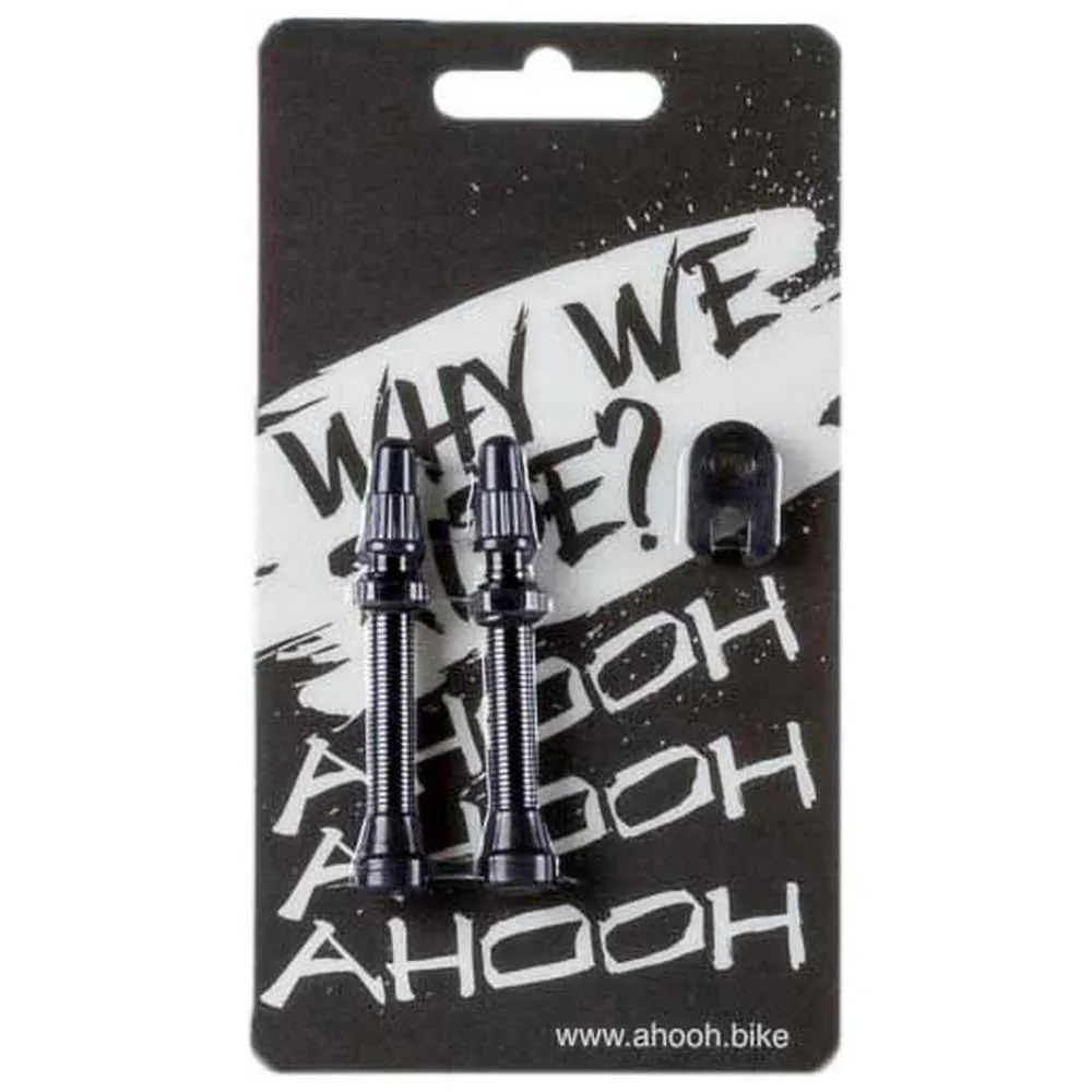 Ahooh Presta Ventile, Black, 46mm Ahooh Presta Ventile, Black, 46mm