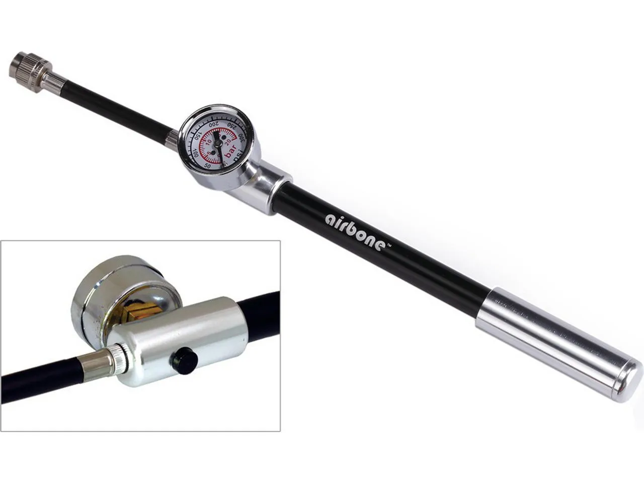 airbone Shock Pump ZT-802 Dämpferpumpe, Schwarz, one_size airbone Shock Pump ZT-802 Dämpferpumpe, Schwarz, one_size