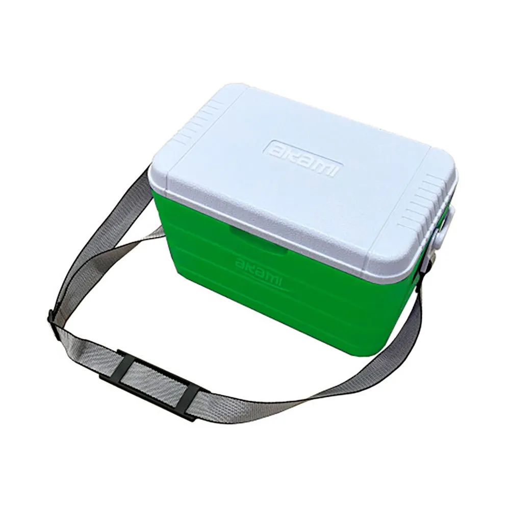 Akami Cb10/cb30/cb60 Steife Tragbare Kühlbox, Green / white, One Size Akami Cb10/cb30/cb60 Steife Tragbare Kühlbox, Green / white, One Size