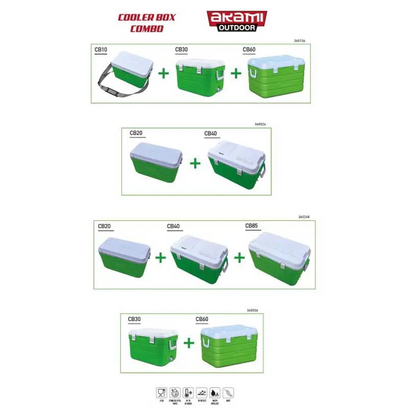 Akami Cb20/cb40 Steife Tragbare Kühlbox, One size Akami Cb20/cb40 Steife Tragbare Kühlbox, One size