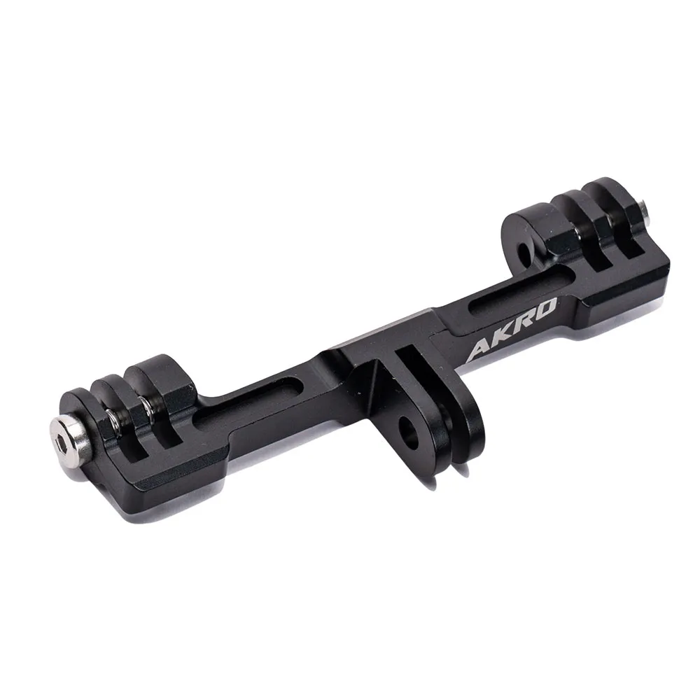 Akro Doppelte Lenkerhalterung Mit Verlängerung Für Fahrradlenker 110mm, Black, One Size Akro Doppelte Lenkerhalterung Mit Verlängerung Für Fahrradlenker 110mm, Black, One Size