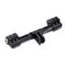 Akro Doppelte Lenkerhalterung Mit Verlängerung Für Fahrradlenker 110mm, Black, One Size