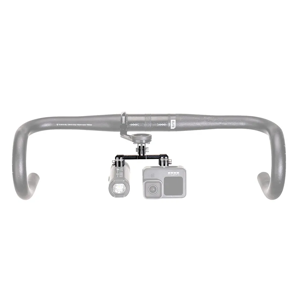 Akro Doppelte Verlängerung Vorne Kombi-verlängerung Universal-lenker Fahrradhalterung 87mm, Black, One Size