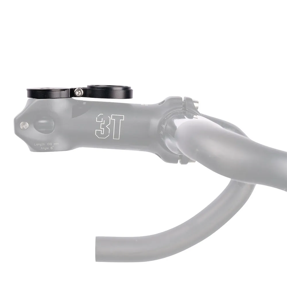 Akro Headset-front-vorbaulenkerhalterung Flach Universell Für Fahrradlenker, Black, One Size