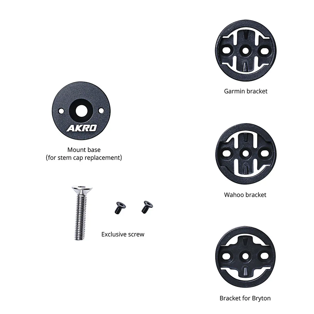 Akro Headset-gabelschaftkappe Universelle Lenkerhalterung Für Fahrräder, Black, One Size Akro Headset-gabelschaftkappe Universelle Lenkerhalterung Für Fahrräder, Black, One Size