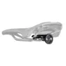 Akro Mount Saddle Rear Rail Universal Fahrradlampenhalterung, Black, One Size