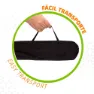 Aktive 110x70x70 Cm Aluminium Folding Tisch, Aluminium, One Size
