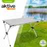 Aktive 110x70x70 Cm Aluminium Folding Tisch, Aluminium, One Size