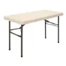 Aktive 121.5x61x74 Cm Folding Tisch, Brown, One Size