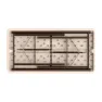 Aktive 121.5x61x74 Cm Folding Tisch, Brown, One Size