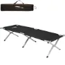 Aktive 190x64 Cm Campingbett, Black, One Size