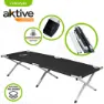 Aktive 190x64 Cm Campingbett, Black, One Size